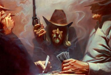 cowboys playing pocker